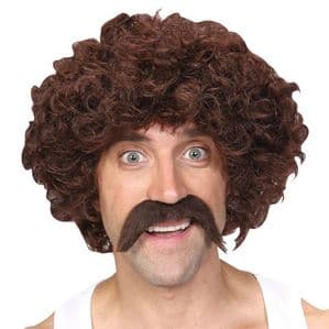 80's 118 Wig & Moustache (EW8110)