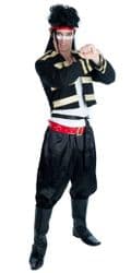 80s Purple Musician Costume (XL