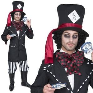 Black Hatter Plus Size Costume