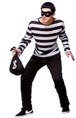 Burglar/Thief Plus size Costume (EM3190)