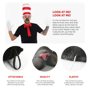 Plus size XL Cat in the hat costume