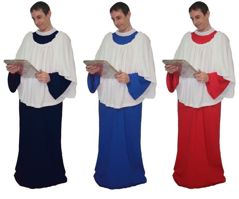 Plus Size Choirboy Costume, plus size Vicar fancy dress costume, XXL