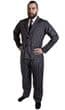 Pinstriped Gangster Plus Size Costume