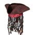 Deluxe Pirate Hat With Dreadlocks