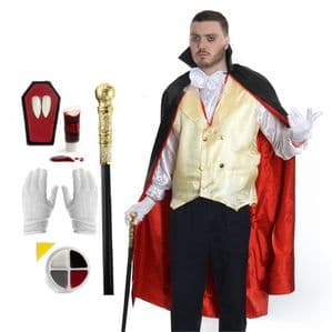 XL Men's Halloween Vampire Costume