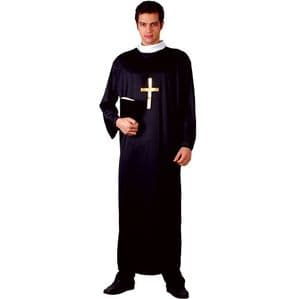 Vicar plus size fancy dress costume