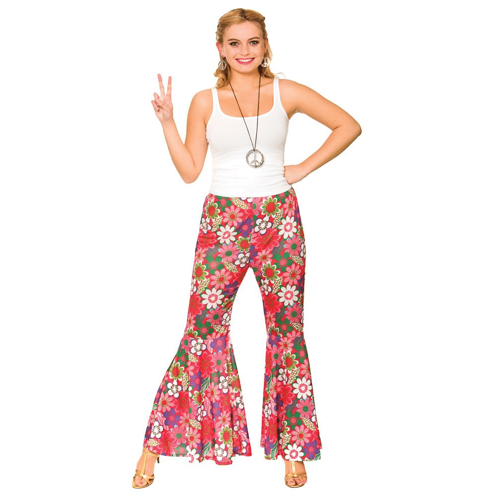 Woodstock Psychedelic Flared Trousers Ladies main image 0