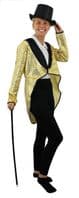 Gold Sequin Tailcoat