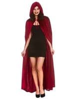 Halloween Cape - Deluxe Dark Red