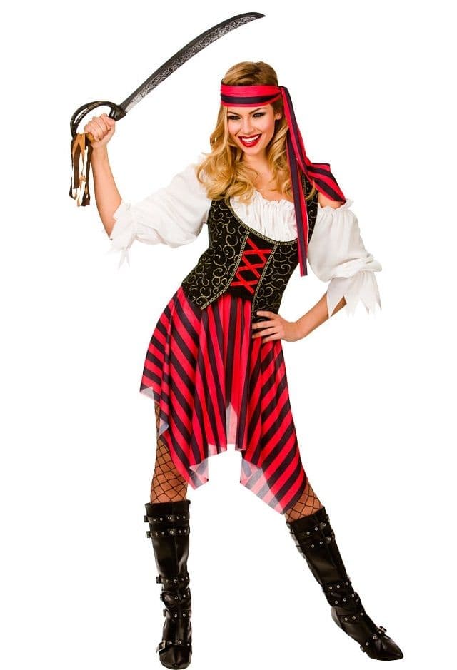 High Seas Pirate Costume EF2170 , plus size Ladies Pirate fancy dress