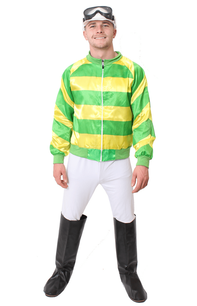 Jockey Costume ILFD4049 , plus size Jockey fancy dress costume