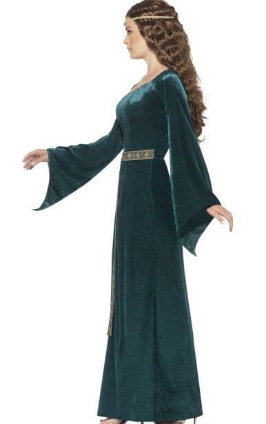 Medieval Maid Plus size Costume - Red