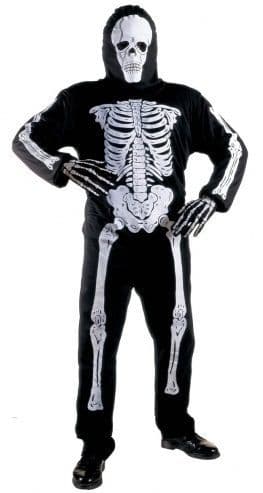 Mr Skeleton plus size Halloween fancy dress costume, plus size ...