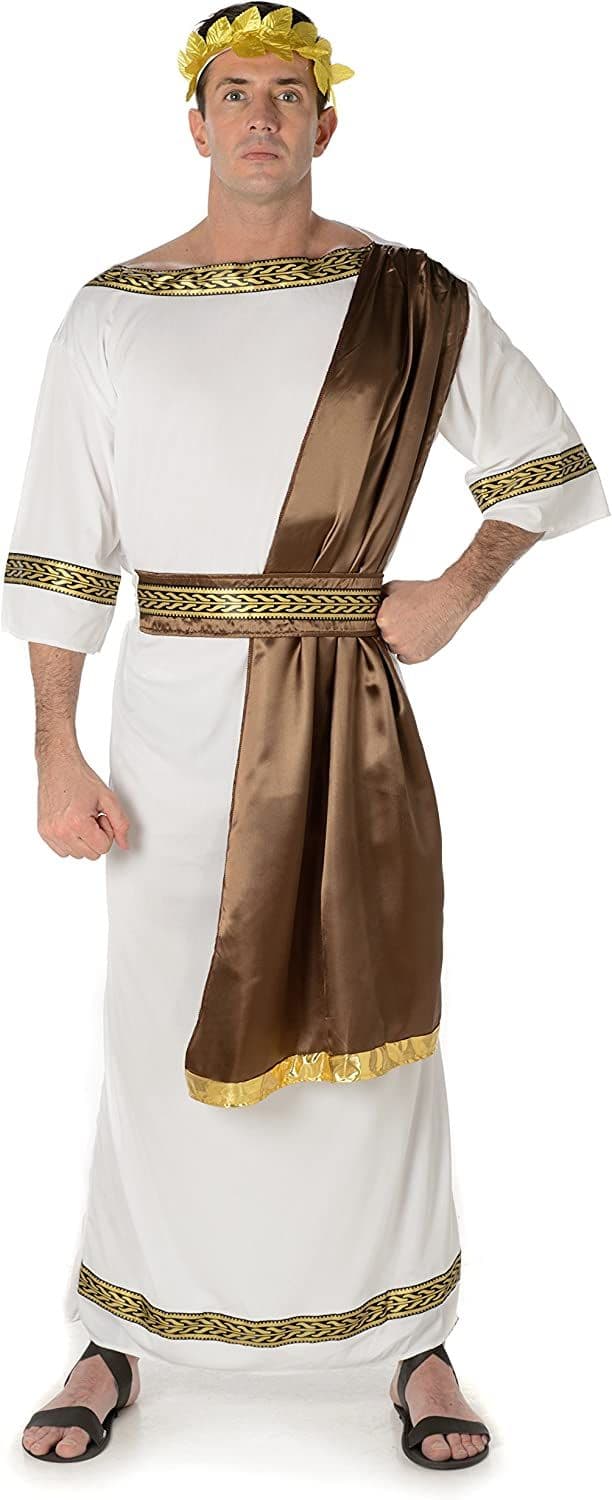 Roman Robe Back View Roman Emperor Costume Gold - plus size fancy dress costume | XL roman ...