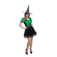 Short Emerald Witch Costume