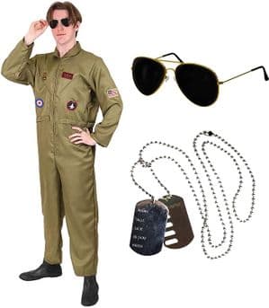 Aviator plus size costume