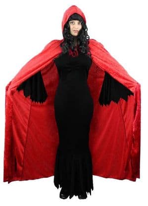Gothic Black Vampiress Morticia plus size costume