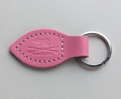 Leather Logo Keyring