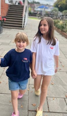 Navy Hippo T-Shirt FOR KIDS