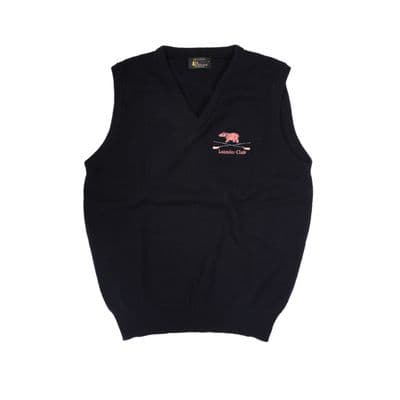 Navy Sleeveless Jumper