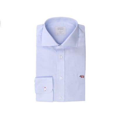 Tailored Cotton Shirt (pale blue)