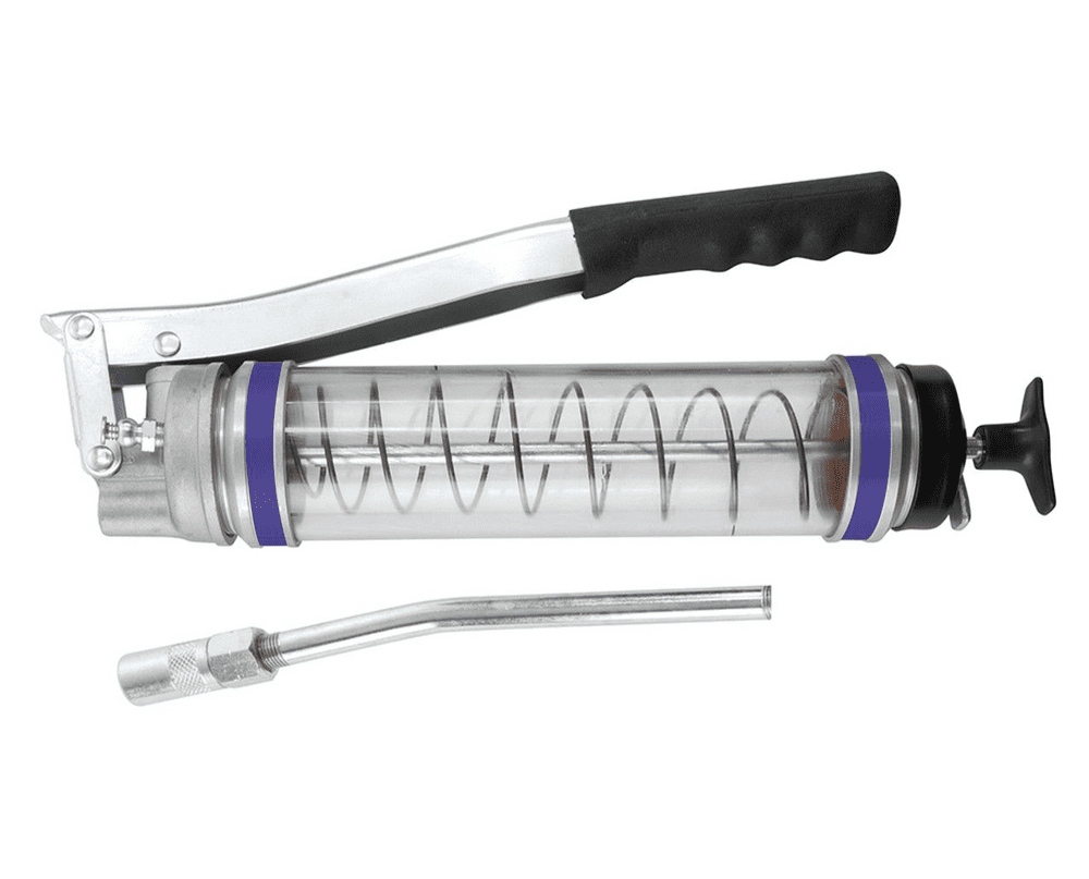 Coloured Clear Lever Grease Gun