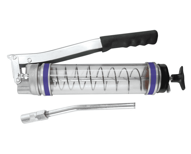 Coloured Clear Lever Grease Gun