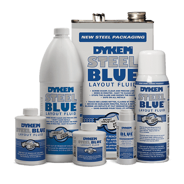 Dykem Steel Blue Layout Fluid