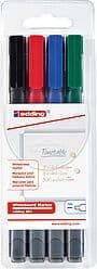 Edding Whiteboard Pens - 4 Pack
