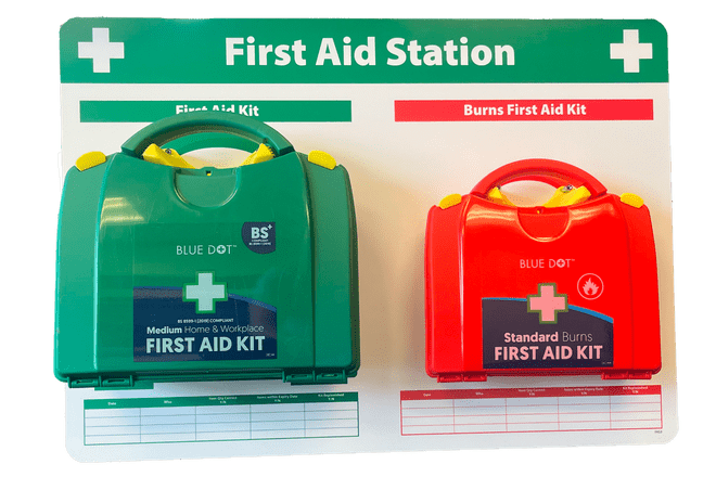First Aid & Burns Kit Station
