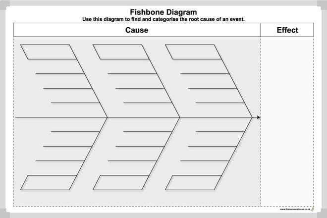 Fishbone Diagram Whiteboard