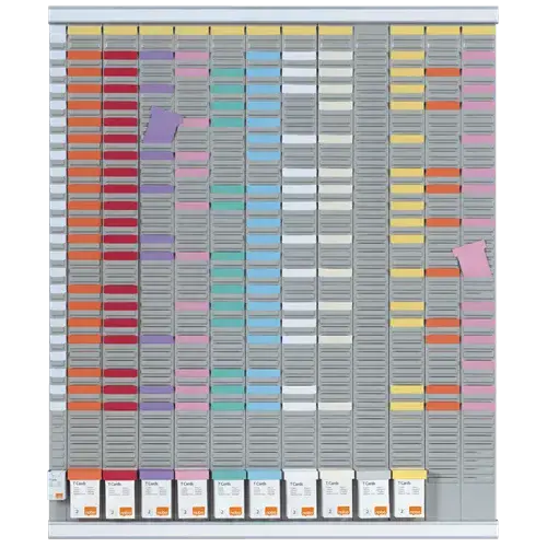 Nobo T-Card Large Format Annual Planning Kit - 2911200