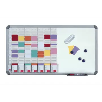 Nobo T-Card Planning Kit with Magnetic Whiteboard - 2951400