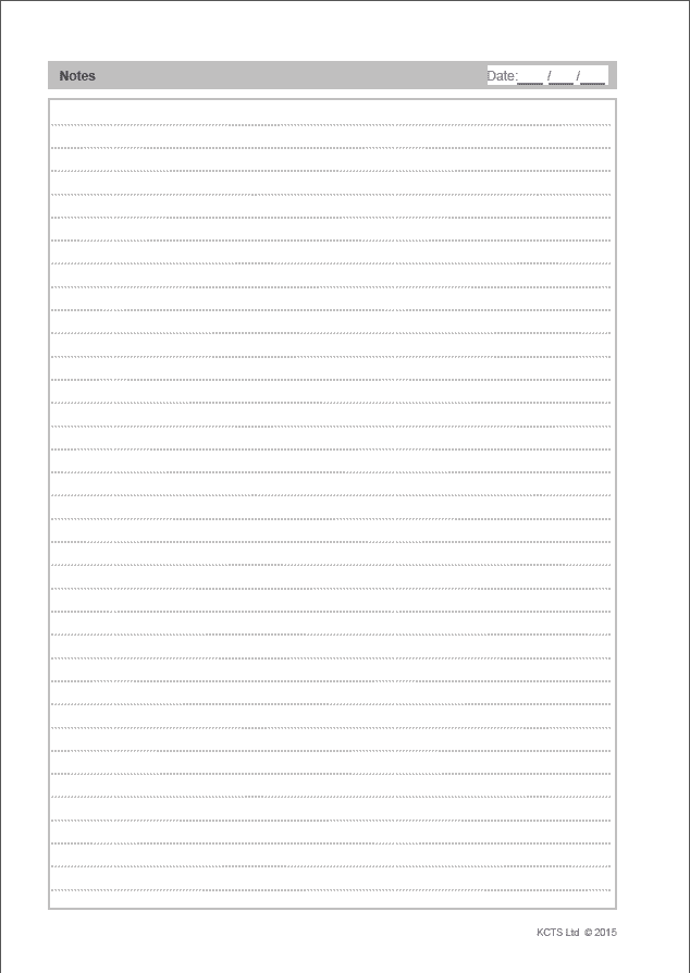 Notes Refill