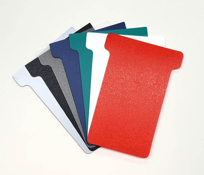 T Card Visual Flow Plastic T Cards
