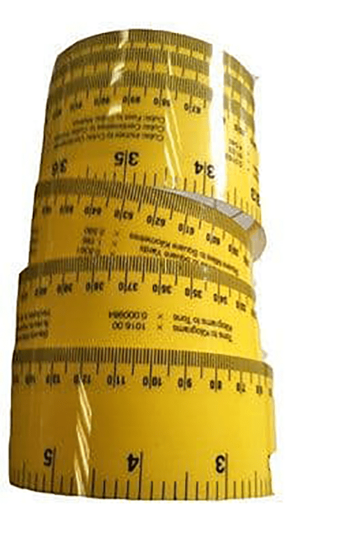 35in Ruler Sticker Self Adhesive Ruler