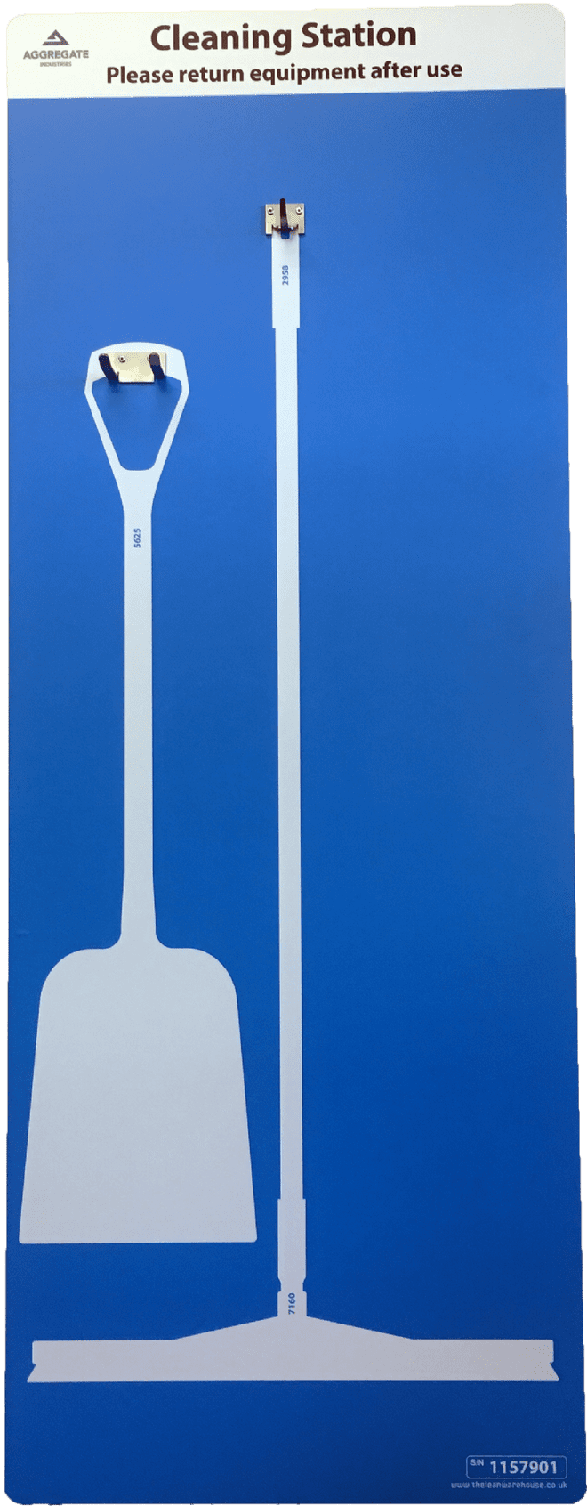 Shovel & Squeegee Cleaning Station