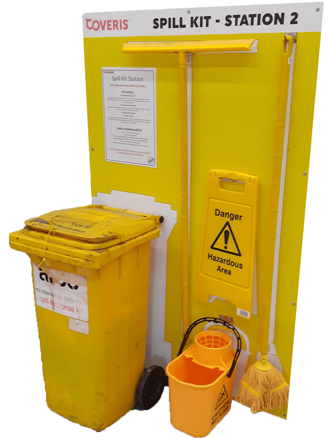 Spill Kit Cleaning Station