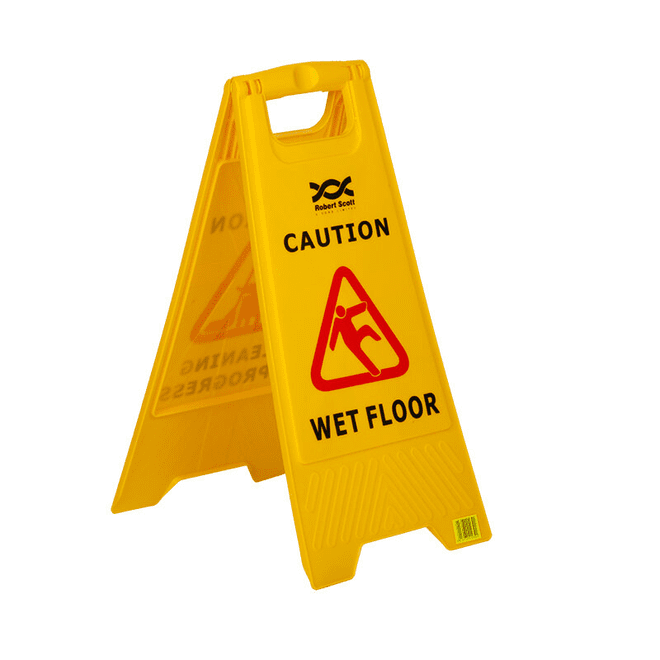 Wet Floor Cleaning Sign