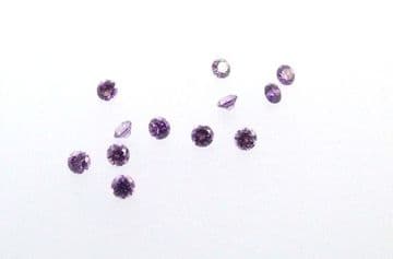 2.75mm Cubic Zirconia Amethyst (pack of 10)