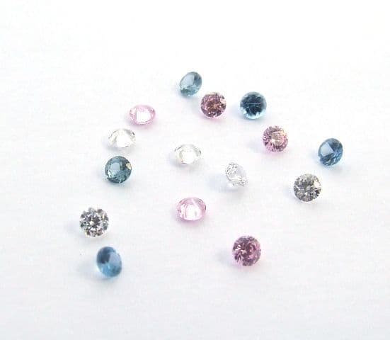 3.0mm Round Fingerprint Gems Mix (pk 15)