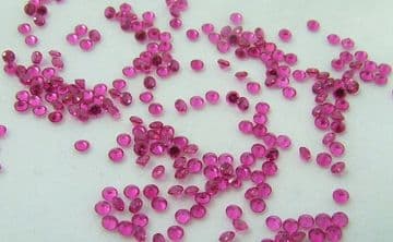 3.0mm Round Lab Created Ruby