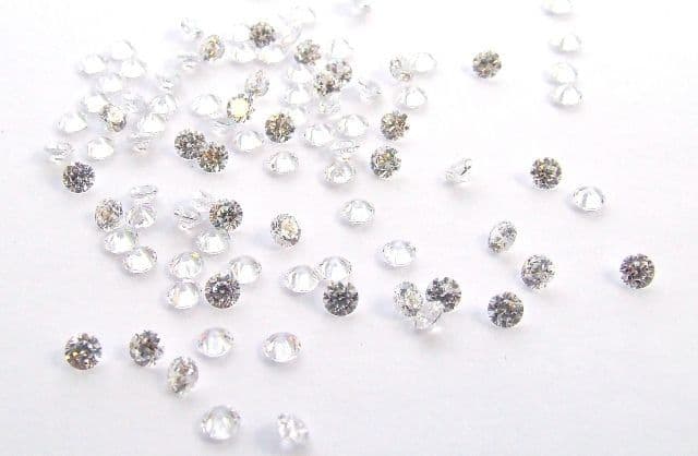 3.5mm Round Clear AAAA Cubic Zirconia