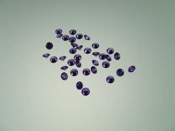 3.5mm Round Violet Cubic Zirconia