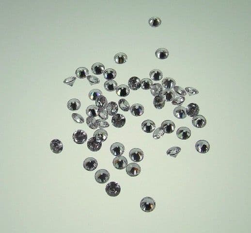 4.0mm Round Clear AAAA Cubic Zirconia
