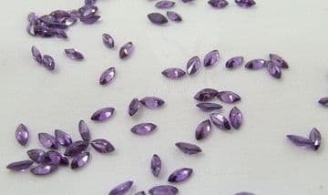 6x3mm Marquise Amethyst Cubic Zirconia