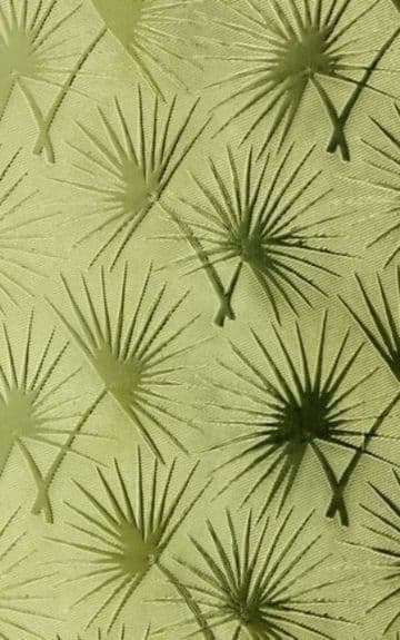 Brass Texture Plate Palm Leaves