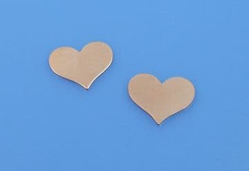 Copper Heart 17x20mm 24ga (pk of 2)