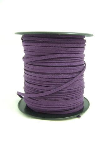 Dark Purple Suede Thonging