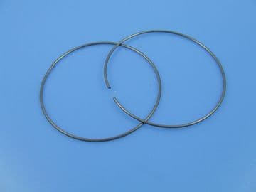 Funky Leather Bangle Wire (pack of 2)
